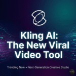 Kling AI featured image displaying the official logo and the headline "Kling AI: The New Viral Video Tool" against a futuristic dark purple and blue background.